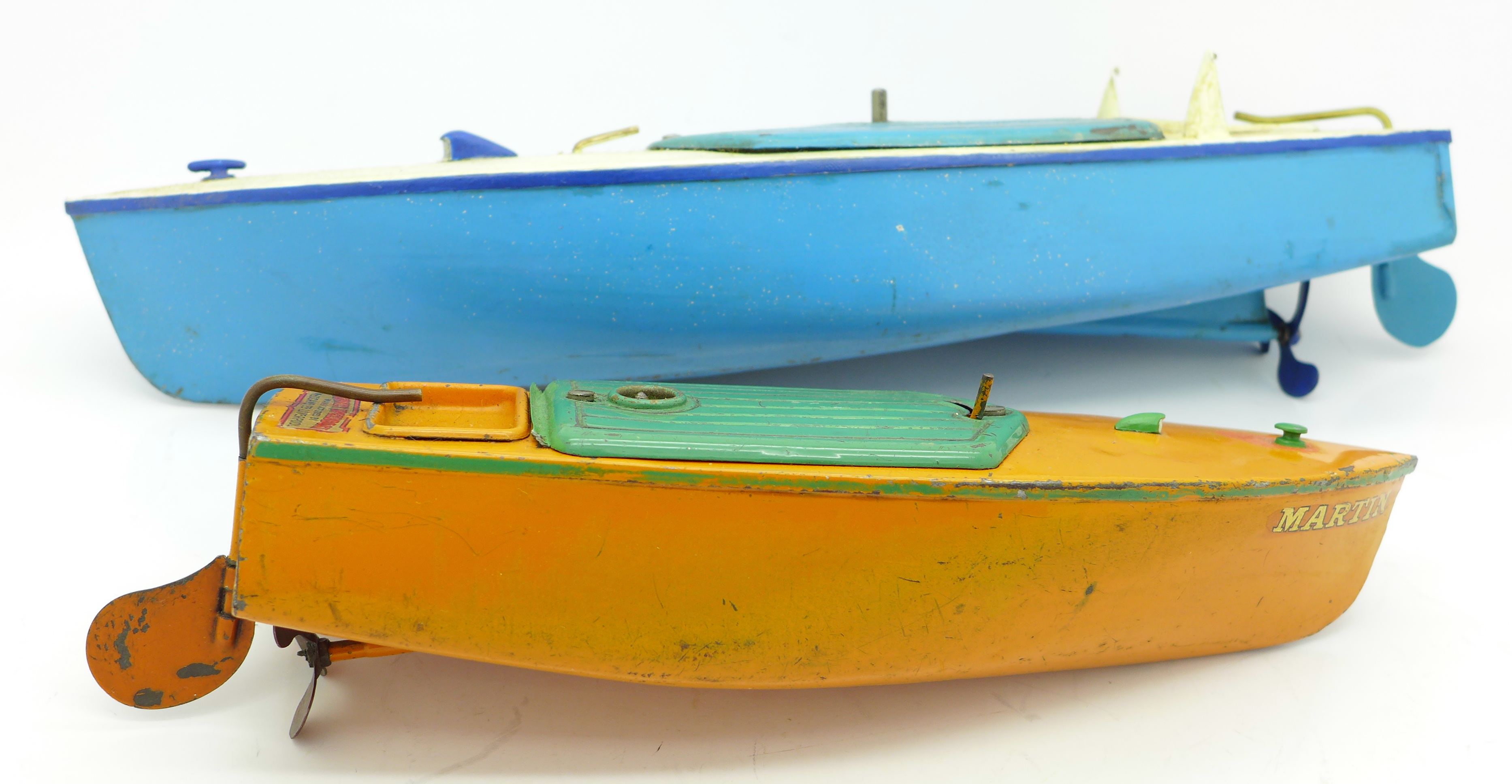 Two Hornby pre-war speedboats, - Image 2 of 3