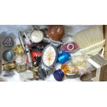 Trinket boxes, whistles, perfumes, figures, etc.