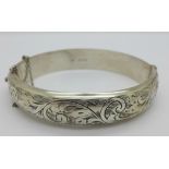 A silver bangle