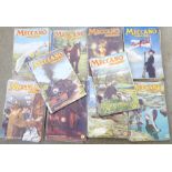 A collection of Meccano magazines,