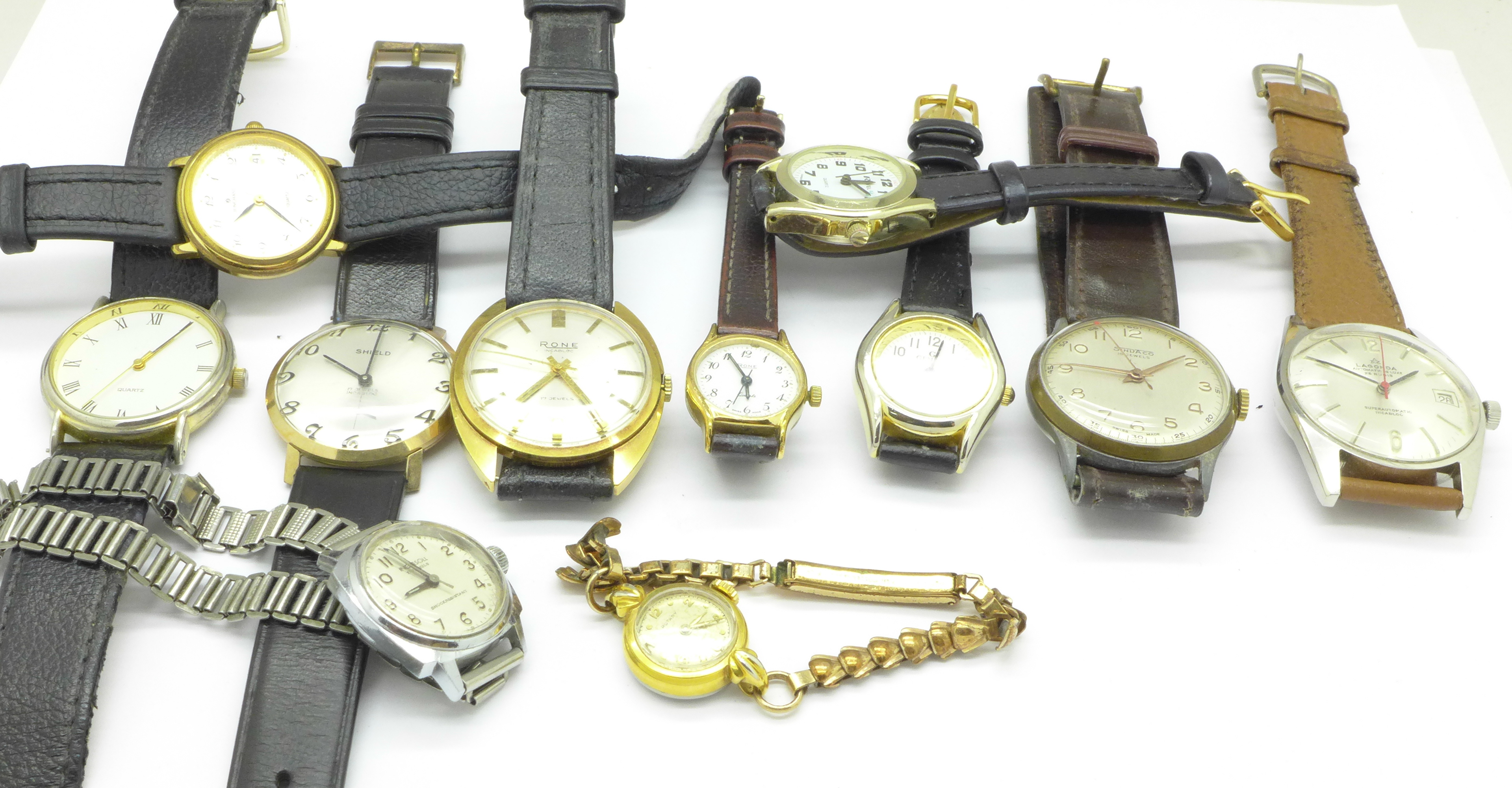 Lady's and gentleman's wristwatches including Ingersoll, Sindaco,