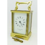 A carriage clock,