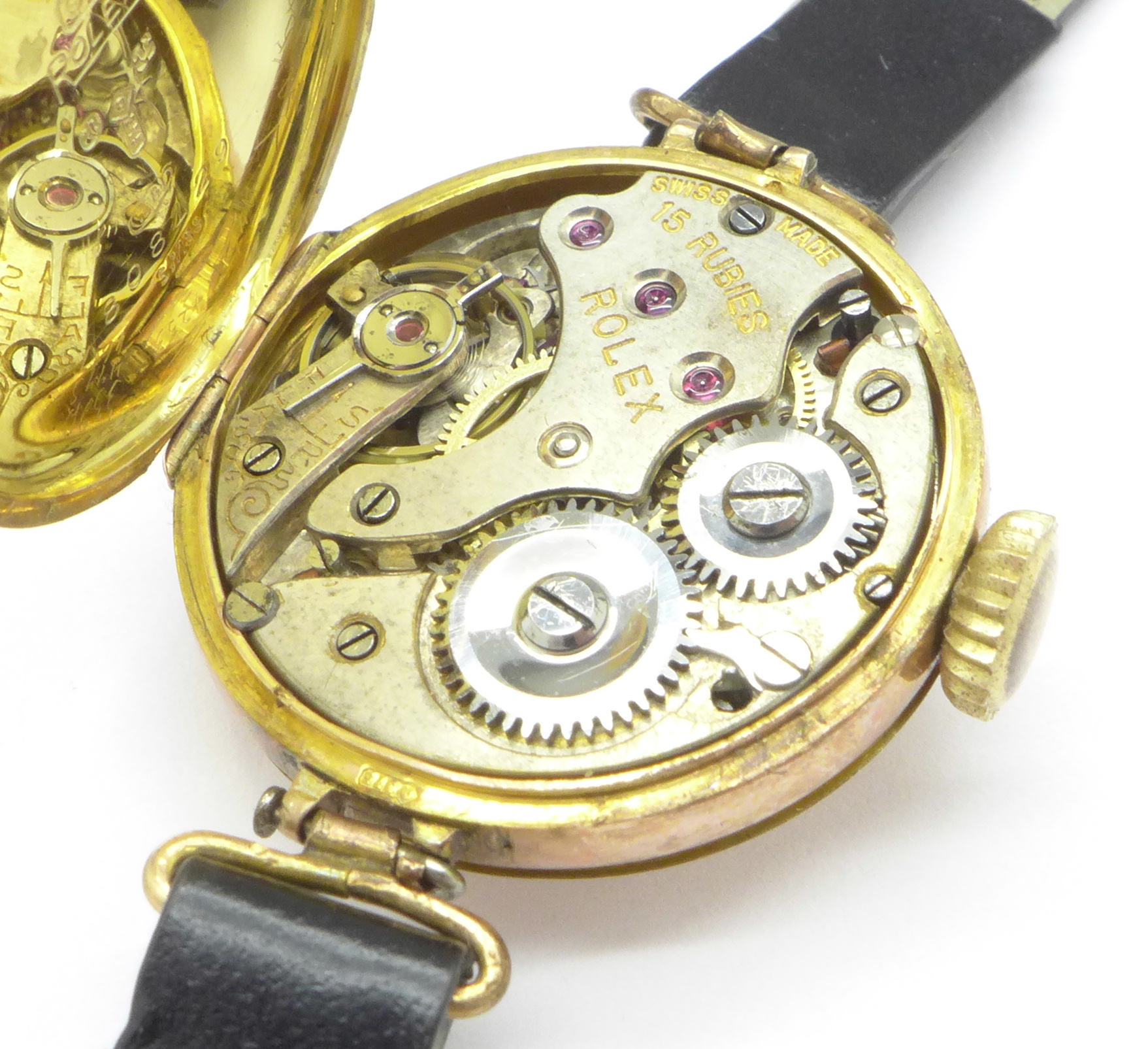 A lady's 9ct gold cased Rolex wristwatch, - Image 3 of 3