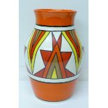 An Art Deco style 'Bizarre' vase,