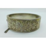 A Victorian bangle and box