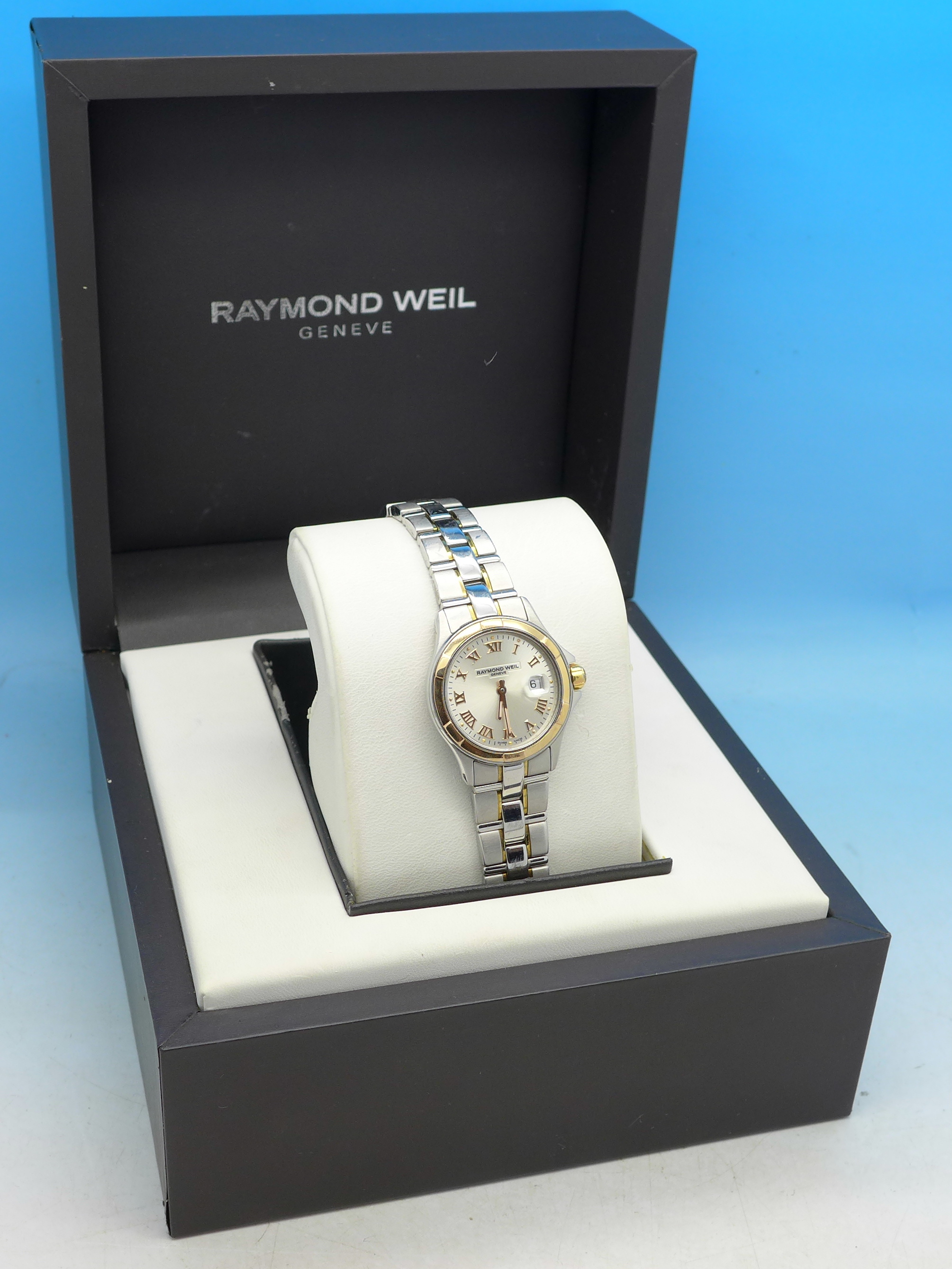 A lady's Raymond Weil wristwatch,