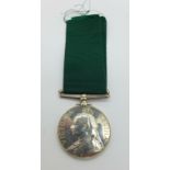 A Victorian For Long Service In The Volunteer Force medal, 582 Cpl. J.