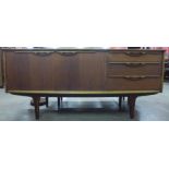 A teak sideboard