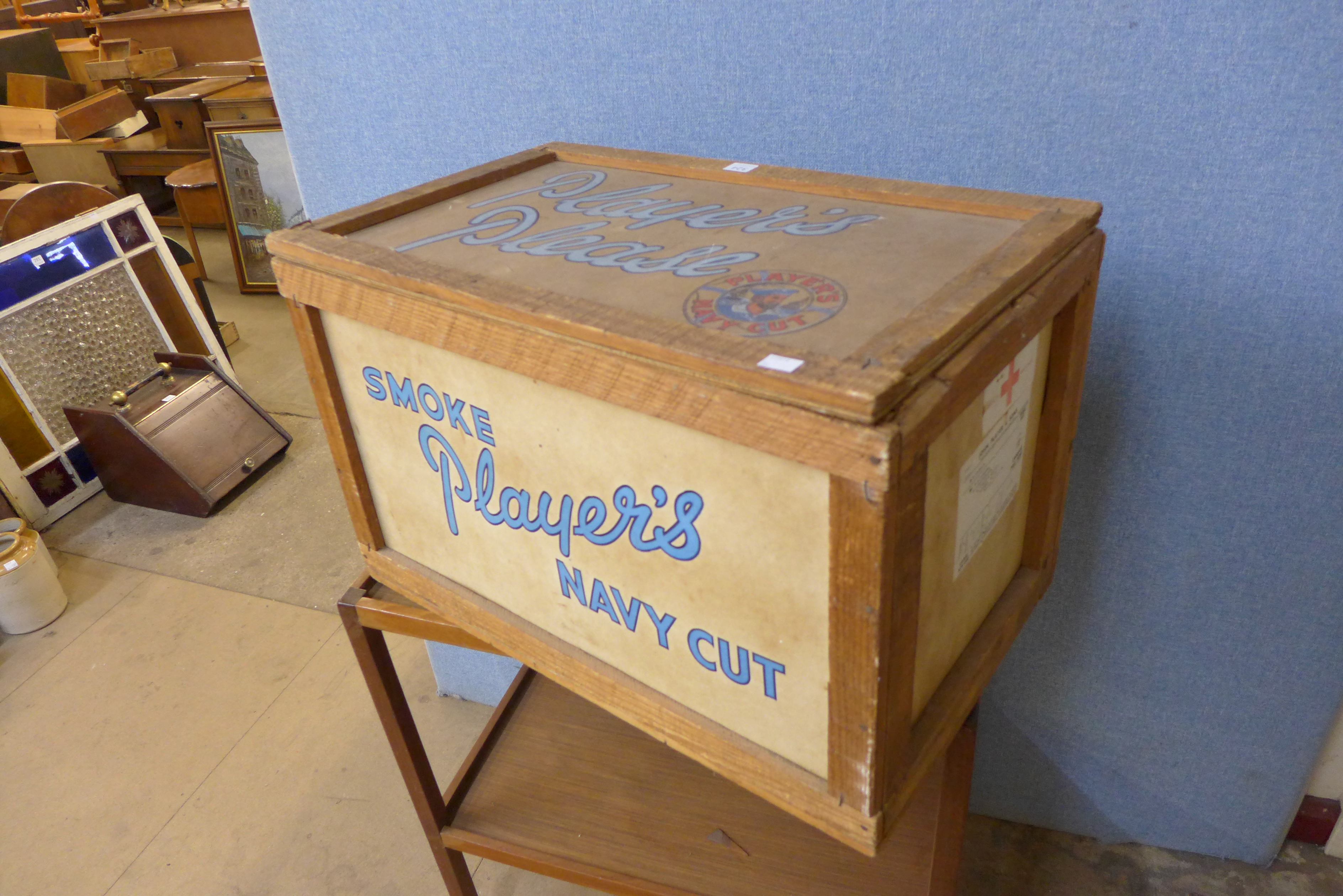 A John Players advertising box