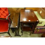 Two Edward VII mahogany Sutherland tables