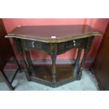 A George II style oak side table