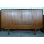 A Danish Vemb Mobelfabrik teak highboard