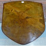 An Emile Galle (French 1846-1904) Art Nouveau shield shaped occasional table,