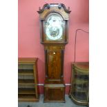 A George III inlaid mahogany 8-day longcase clock,