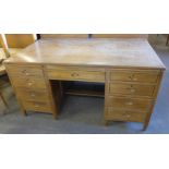 An oak desk