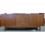 A teak sideboard