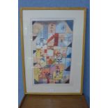 A cubist print