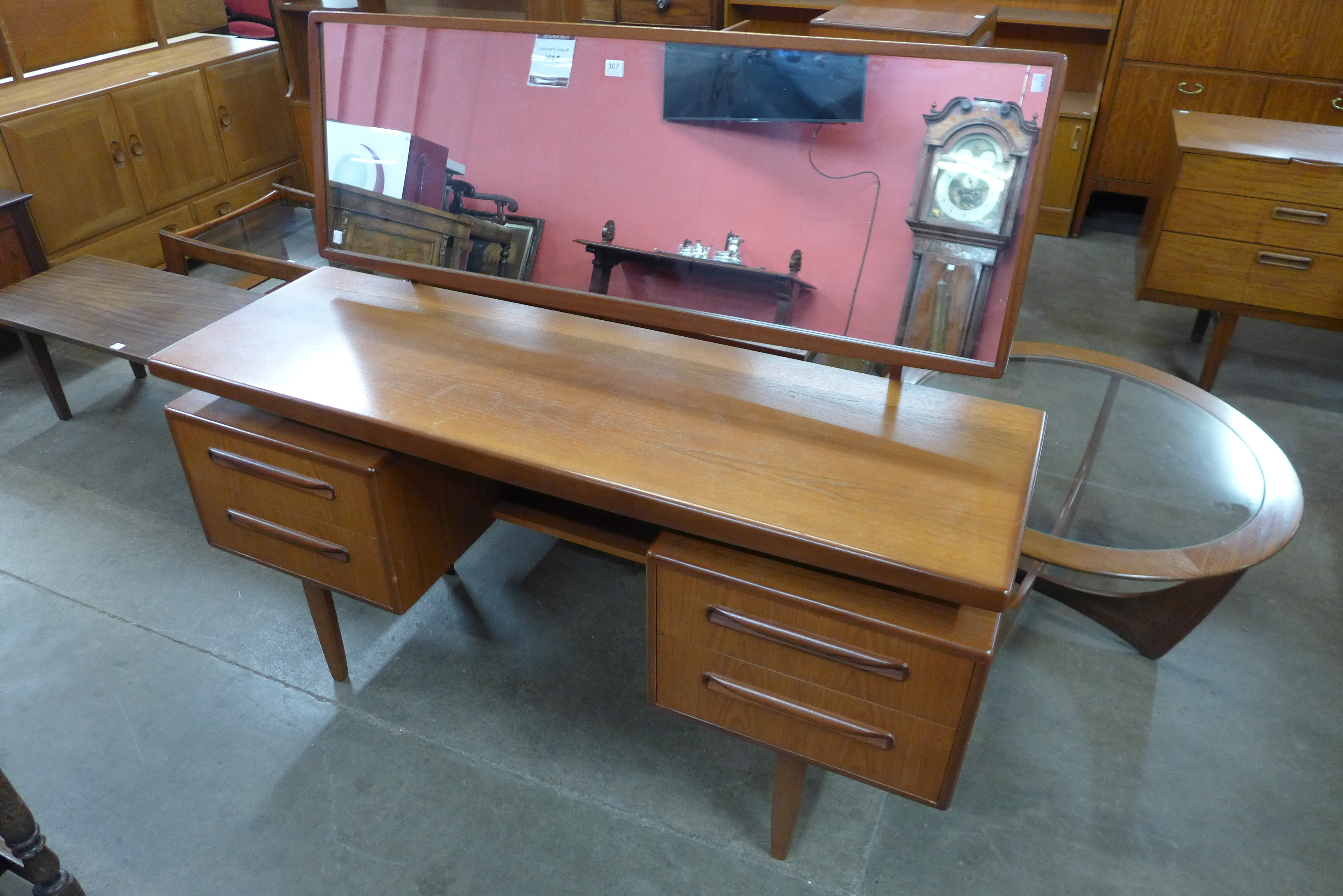 A G-Plan Fresco teak dressing table