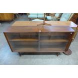 A teak bookcase