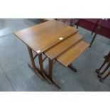 A G-Plan Fresco teak nest of tables