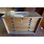 A Moore & Wright engineer's tool chest