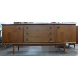 A teak sideboard