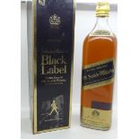 One bottle of Johnnie Walker Black Label Extra Special Old Scotch Whisky,