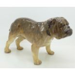 A large Royal Doulton model bulldog, a/f,