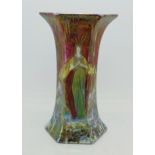 A Wilton Ware lustre vase,