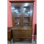 A Victorian mahogany bookcase