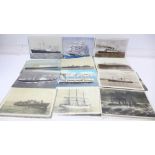 Over fifty ship related postcards