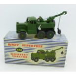 A Dinky Supertoys 661 Recovery Tractor, military model,