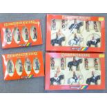 Four boxed Britains model soldier figures, 7210, 7218,