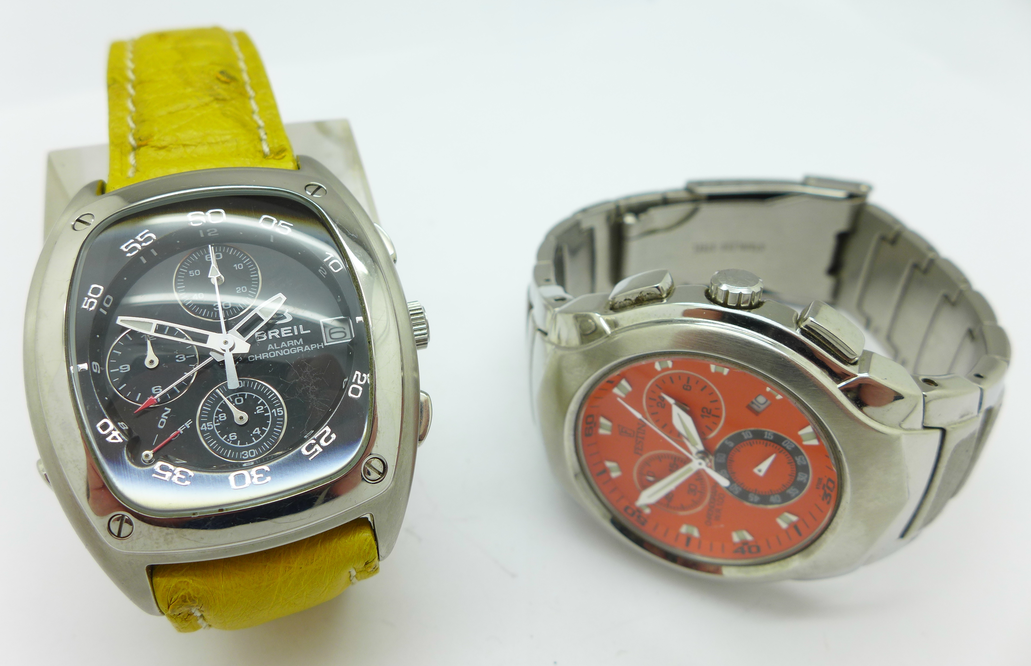 Two gentleman's wristwatches;