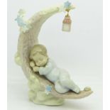 A Lladro figure, 6479, Heavenly Slumber, 17cm,