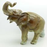 A Czech figure of an elephant,