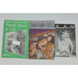 Three 3-D glamour magazines, c.