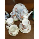 A Royal Albert Centennial Rose six setting tea service