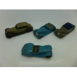 Four Dinky Toys model vehicles,