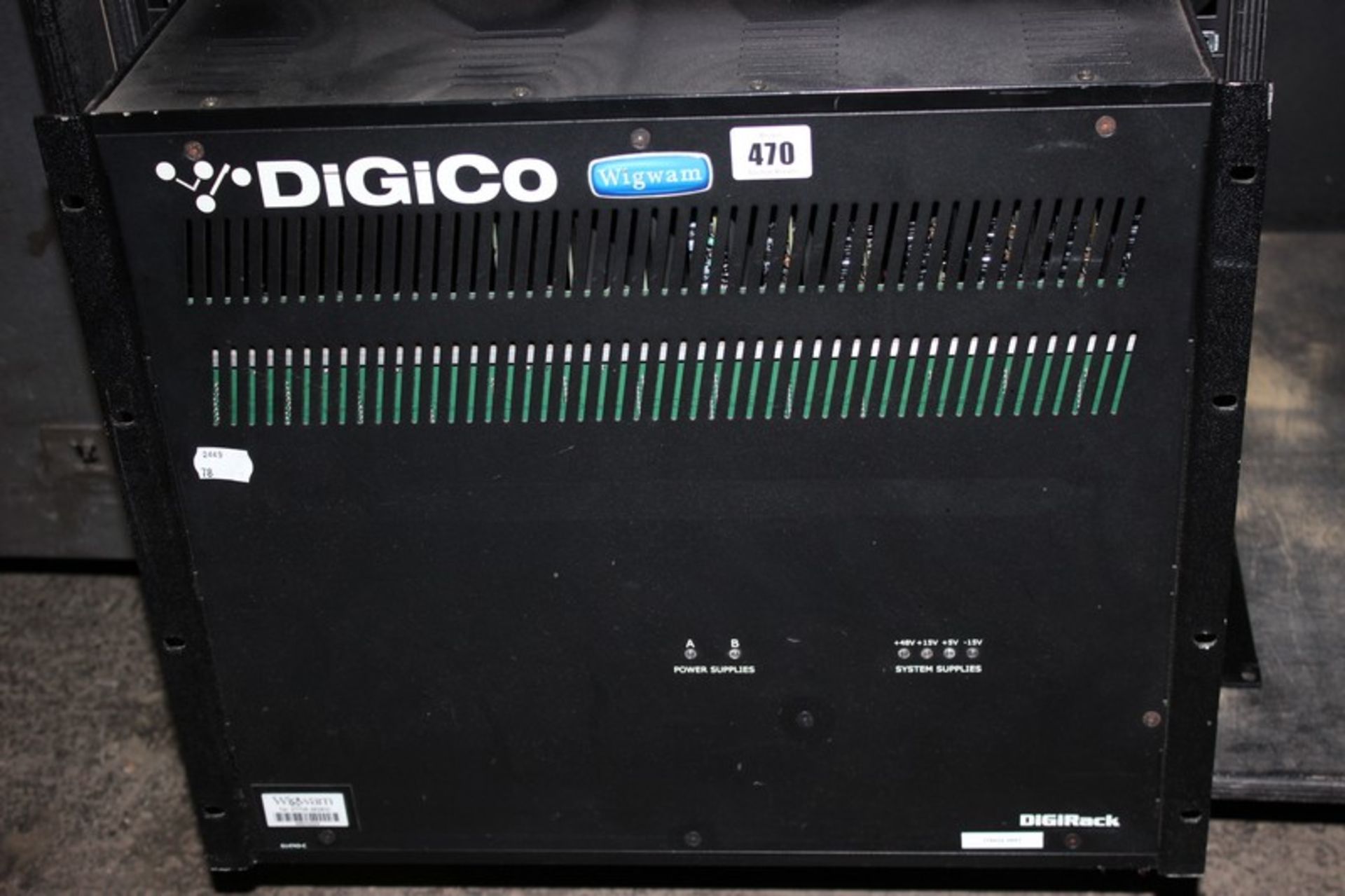 Digico Digi-Rack with 56 in/24 out and eight AES out.