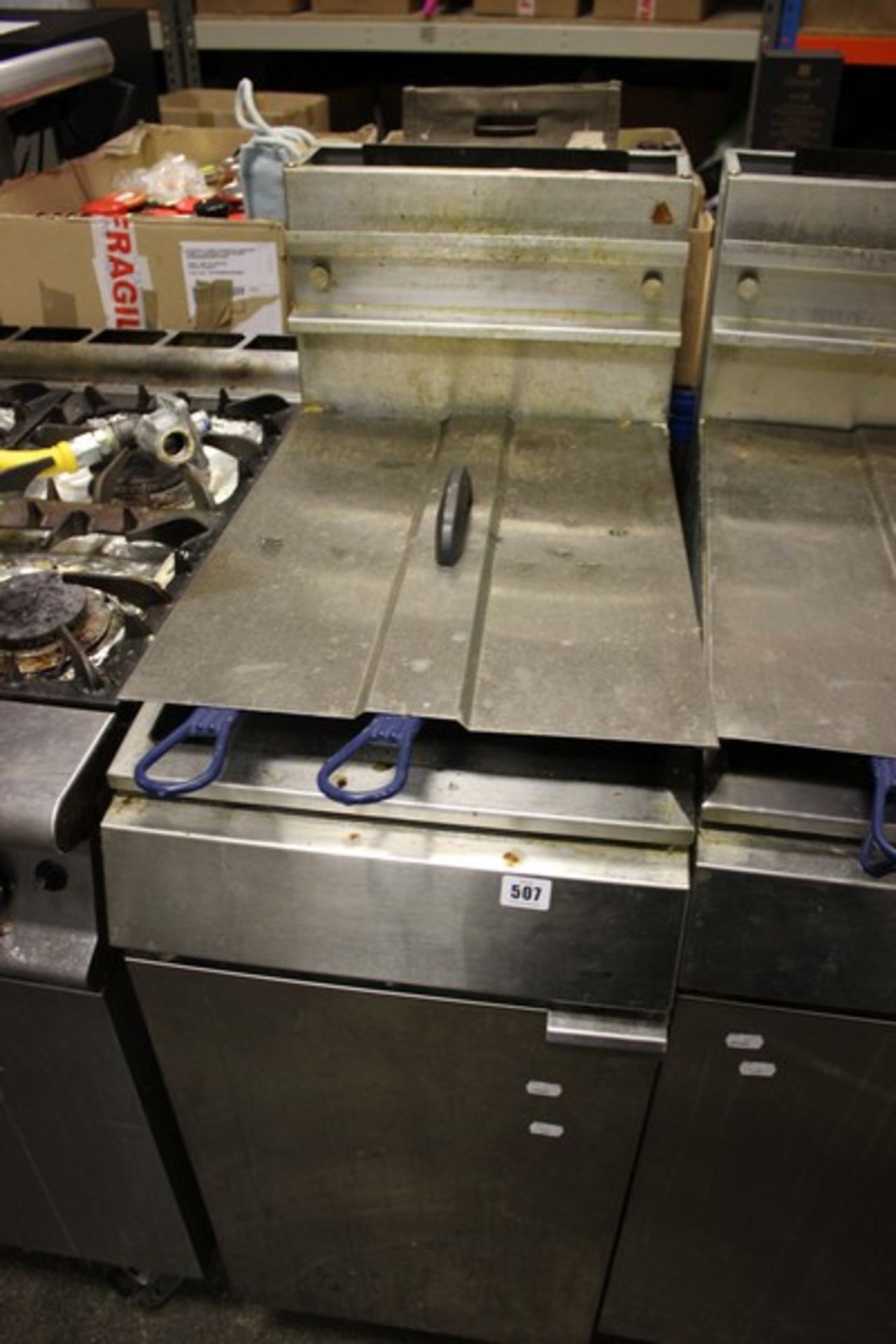 A commercial gas fryer model CK0550.