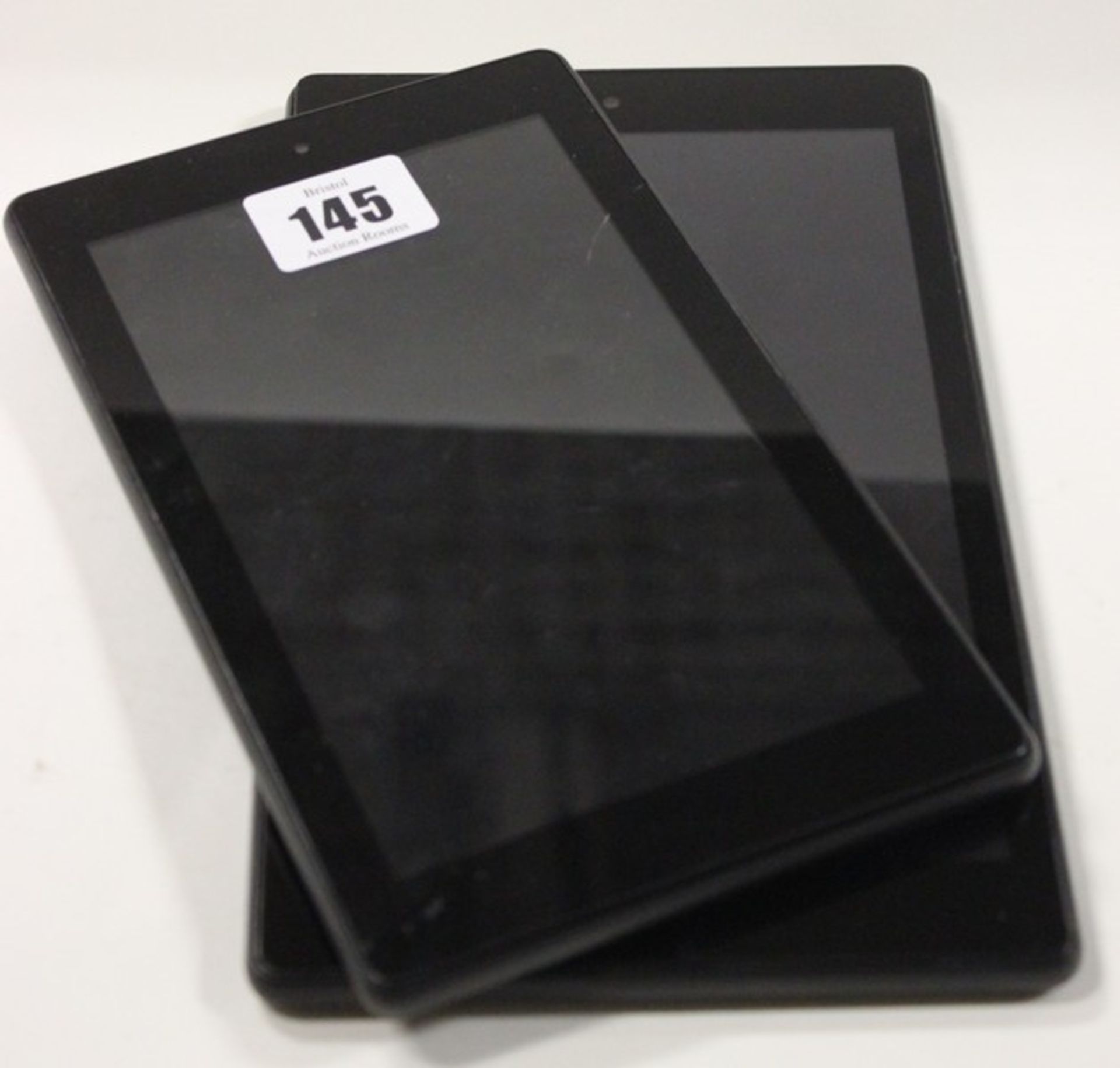 An Amazon Fire HD 8 7th Generation and an Amazon Fire 7 7th Generation.