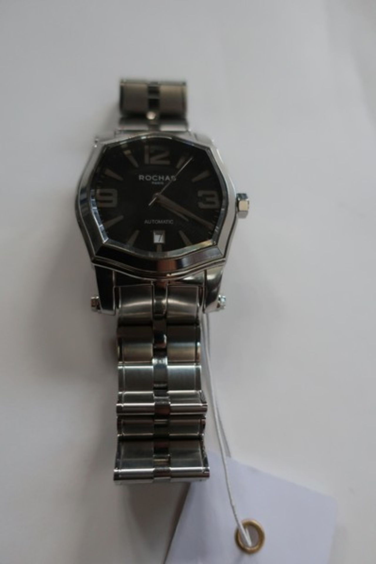A Rochas automatic gents stainless steel wristwatch RH9281069.