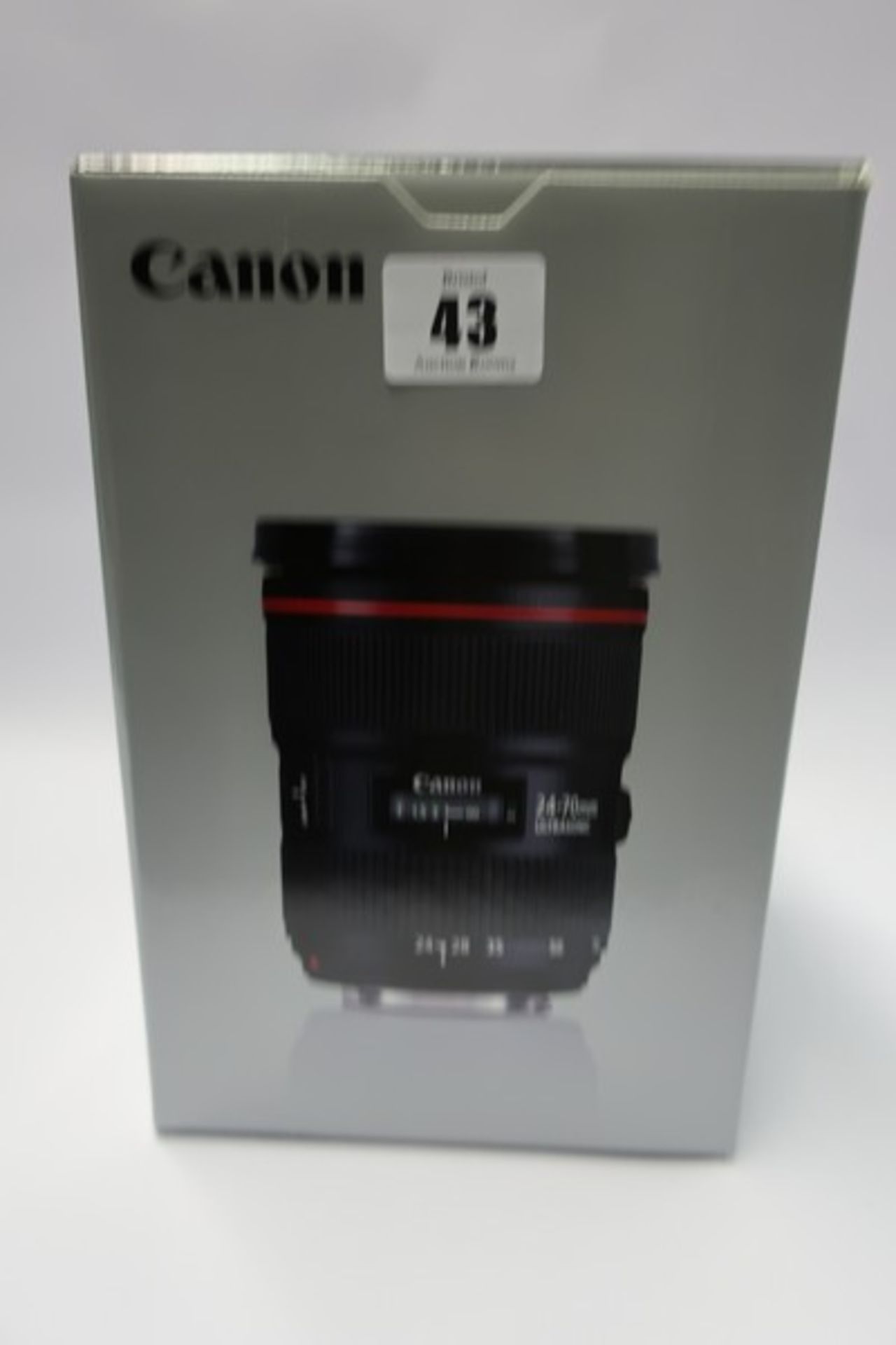 A boxed as new Canon EF 24-70mm f/2.8L II USM Zoom Lens with LP1219 Lens Case and EW-88C Lens Hood.