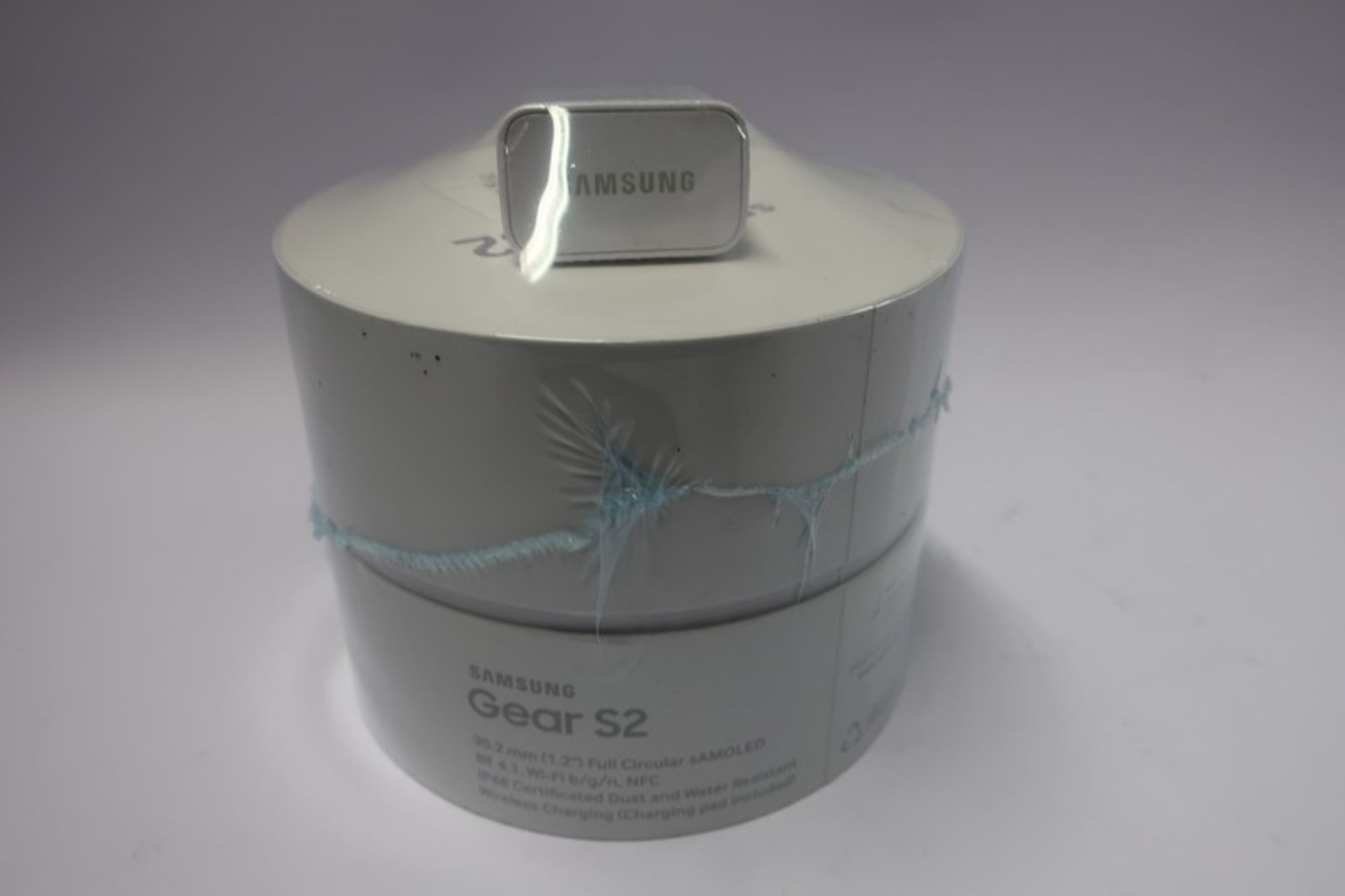 A boxed as new Samsung Gear S2 Sport (Dark grey).