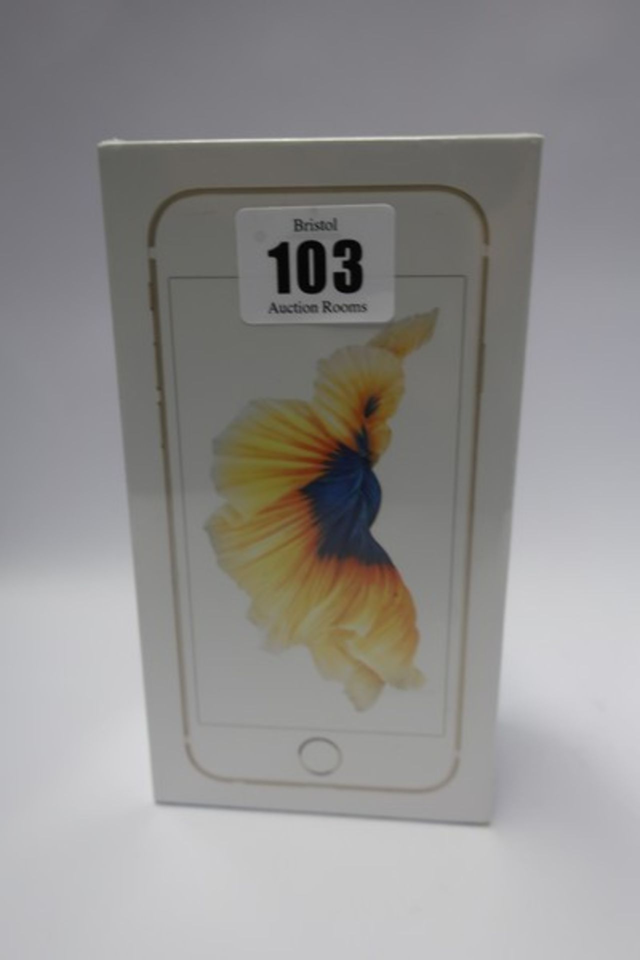 A boxed as new iPhone 6s 64GB model A1688 in Gold (IMEI: 355694072184485) (Box sealed).