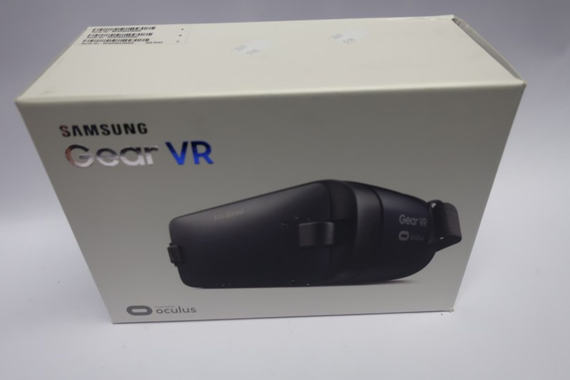 Four boxed as new Samsung Gear VR headsets.