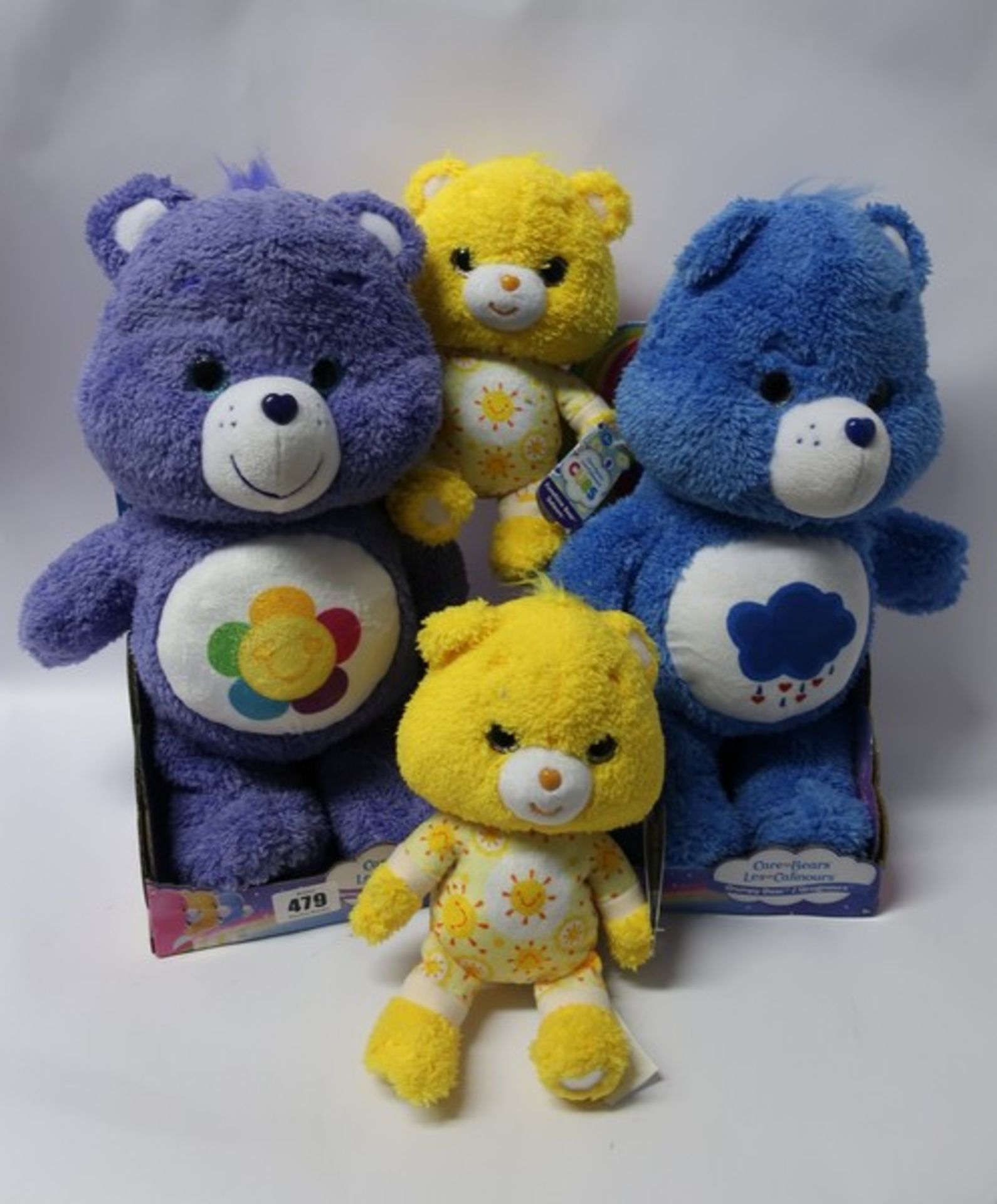 Eight Care Bears Harmony bears and twelve Care Bear cubs.