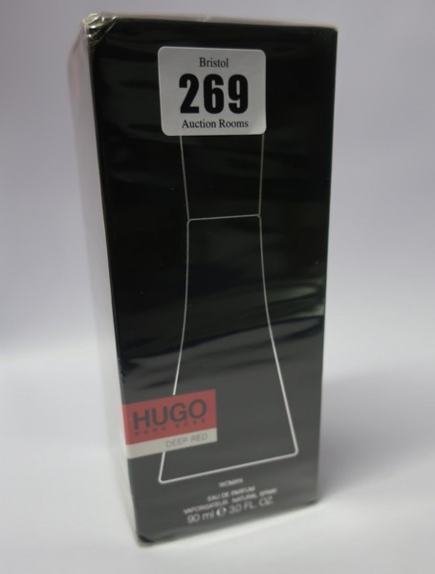 Five Hugo Boss Deep Red Woman eau de parfum (90ml).