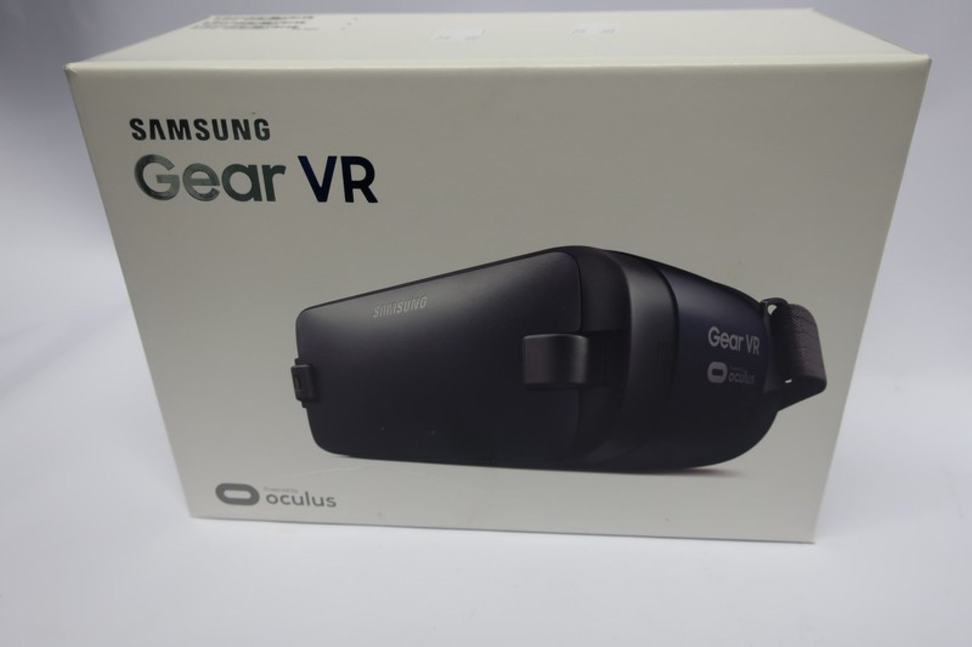 Four boxed as new Samsung Gear VR headsets.